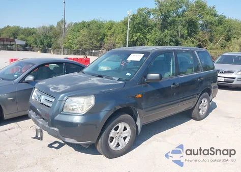 2006 Honda Pilot Lx z USA, uszkodzony, nr VIN 5FNYF18146B014319